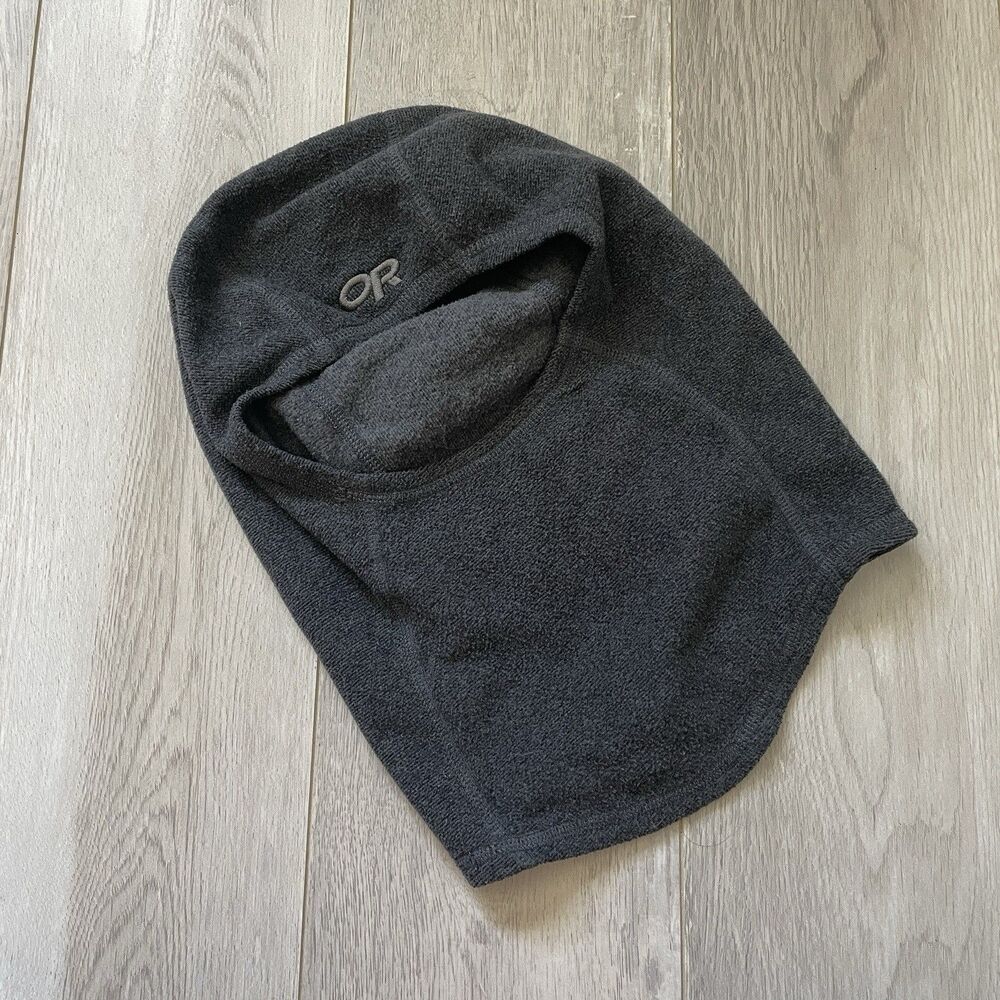 Outdoor Research Balaclava Mask alpine fleece mens Gray small medium winter ski